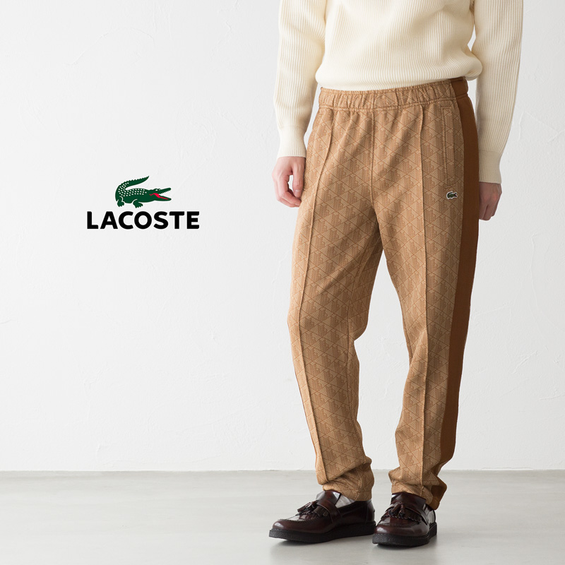 ラコステ モノグラム トラックパンツ LACOSTE XH0071L メンズ