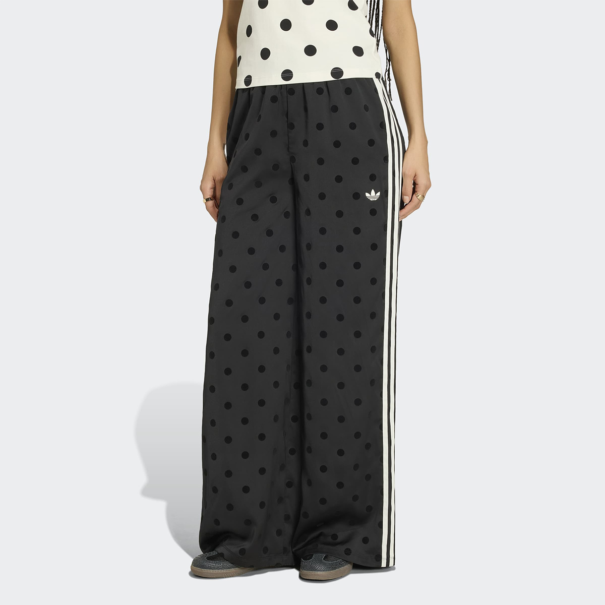 adidas Originals アディダス ジャージ 上下組 サテン ポルカドット