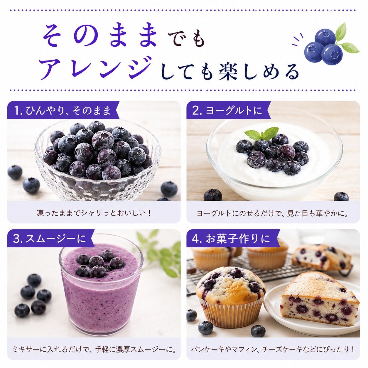 ブルーベリー ジャム用