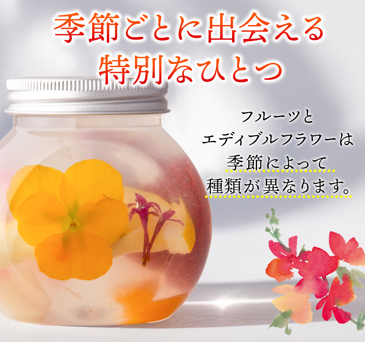 フラワーゼリー