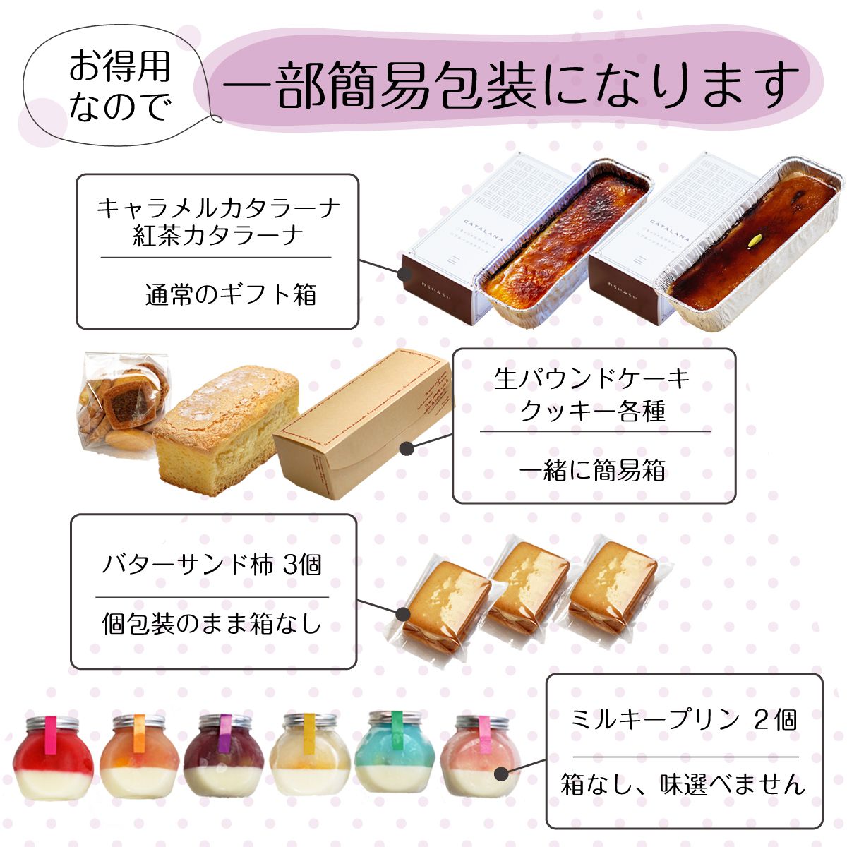 スイーツ詰め合わせ