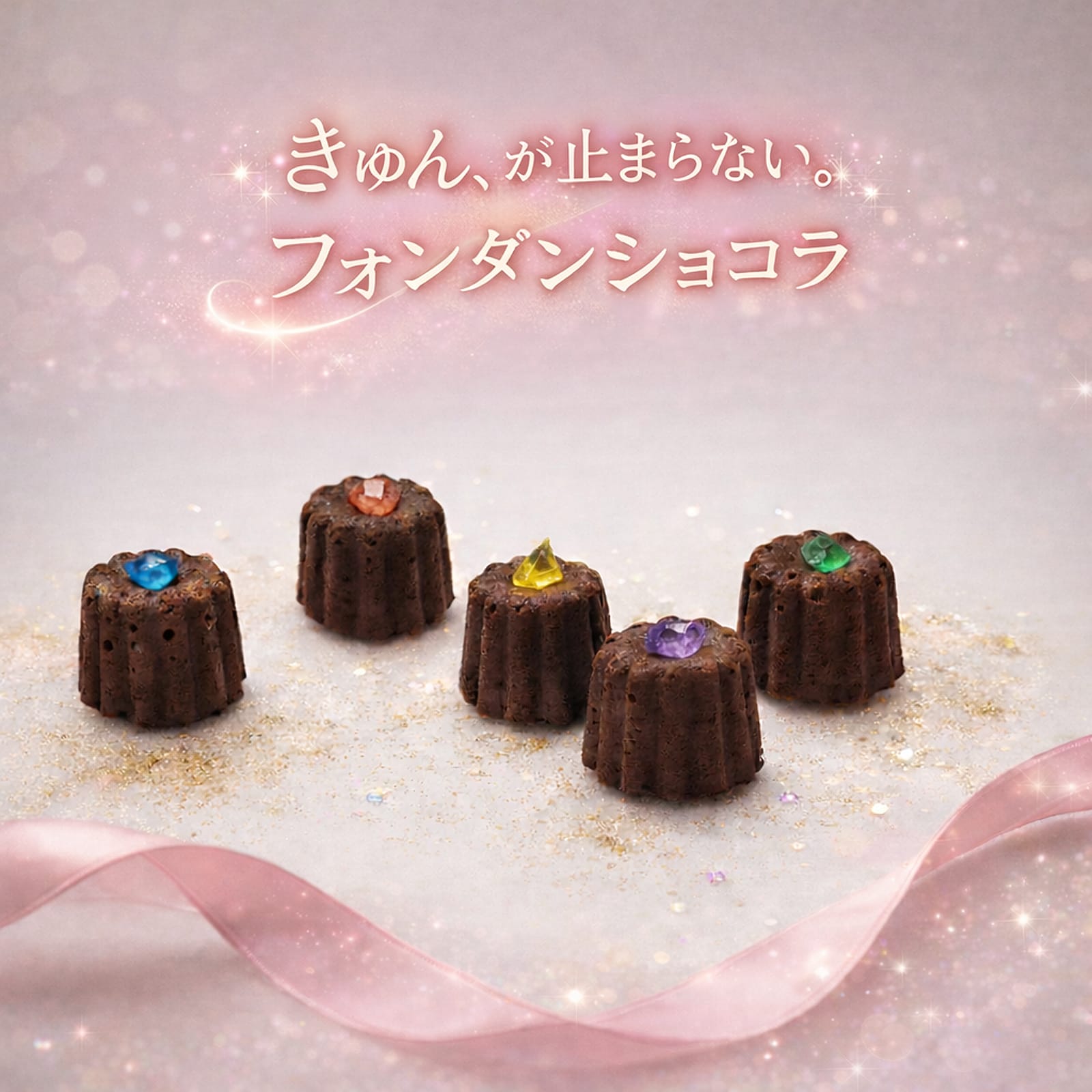 わらいみらい 父の日 早割 チョコ 2026 フォンダンショコラ 宝石