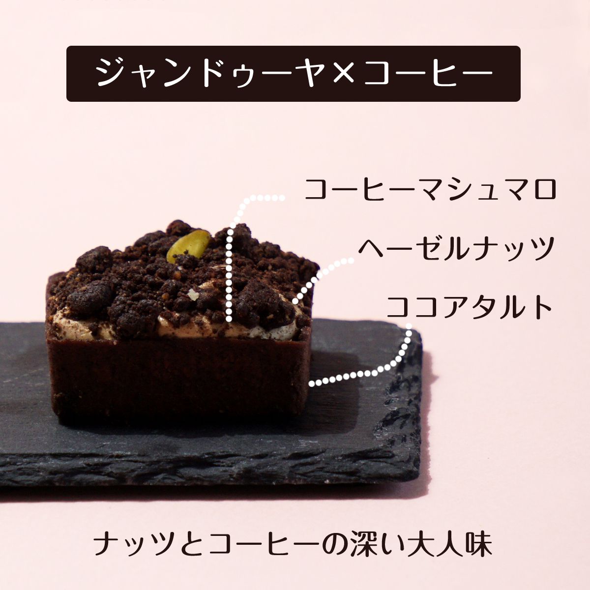 チョコケーキ マシュマロ