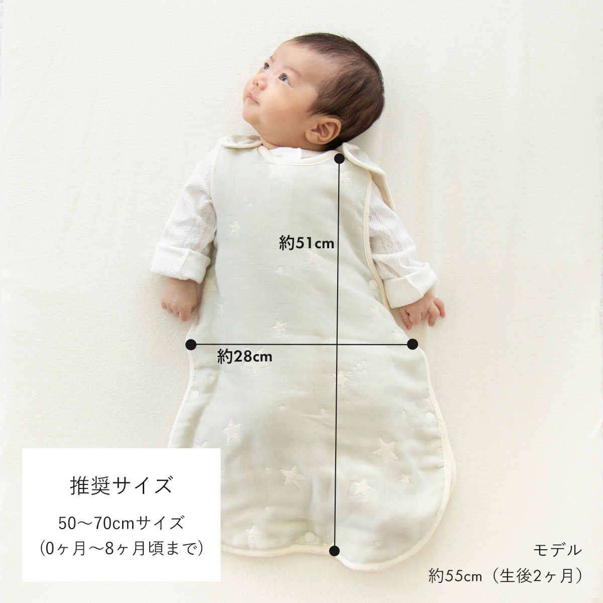 背中メッシュ70cmモデル