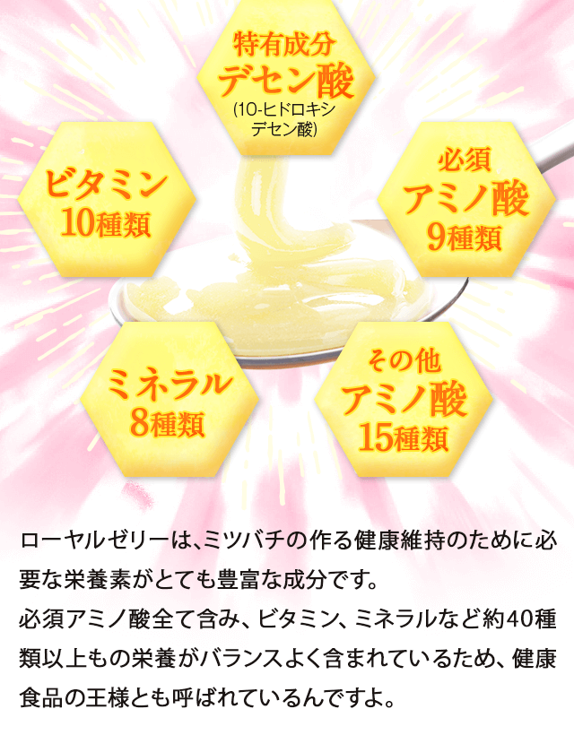 ローヤルゼリー プロポリス サプリメント ミツバチの恵み とろり（栄養機能食品）／定期便価格