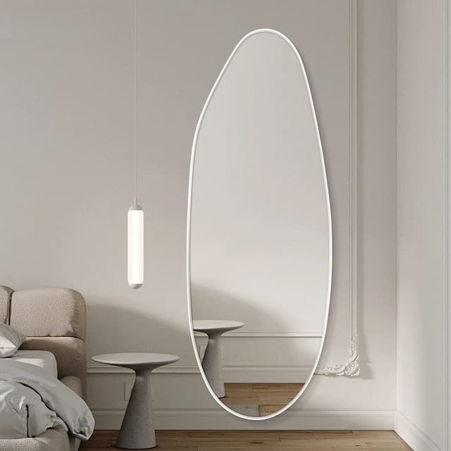 3colors/4size/アルミフレームニュアンスカーブミラー ゴールド