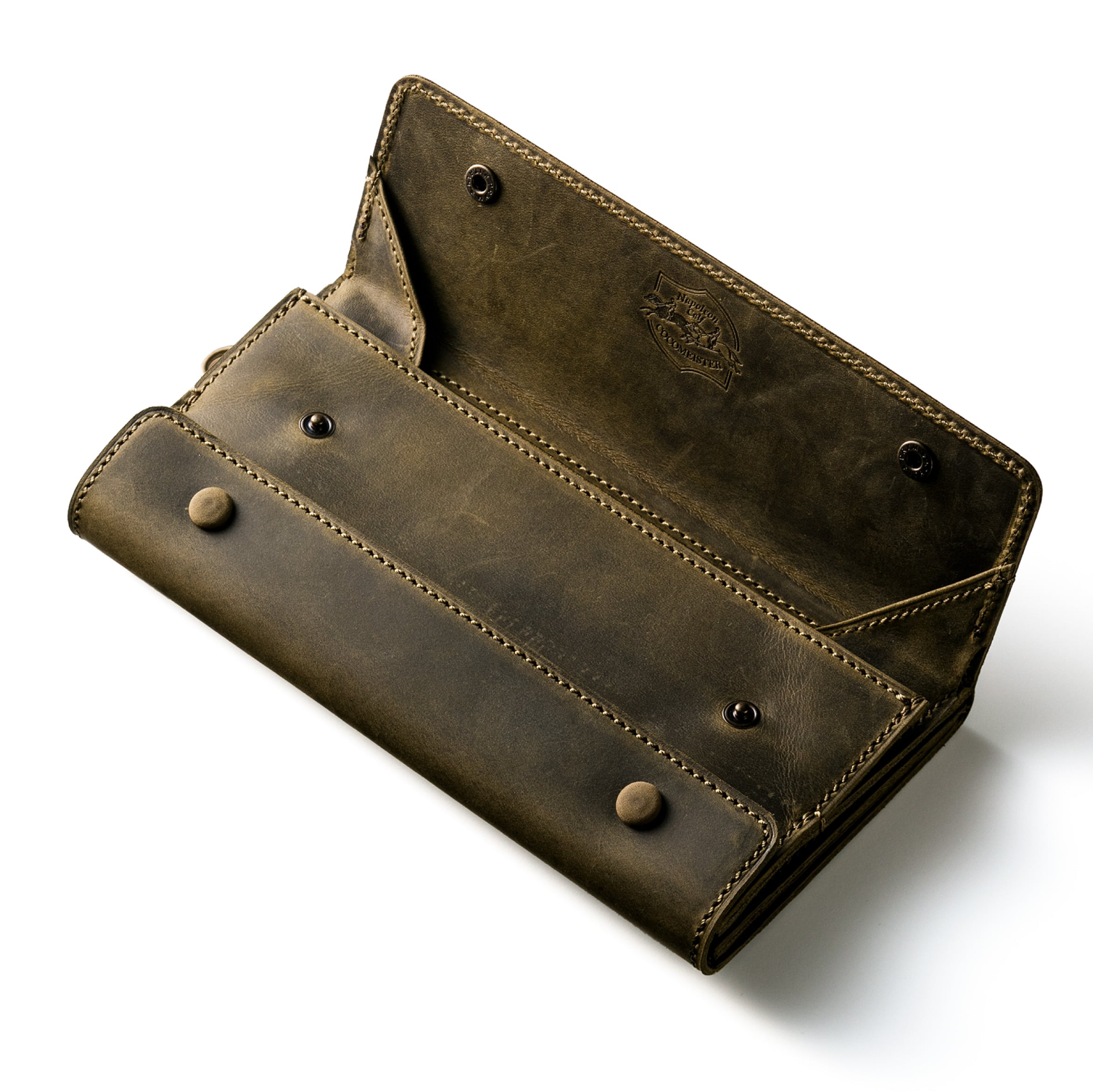 【ココマイスター】ナポレオンカーフ・アレクサンダーウォレット 財布 メンズ 長財布 革 日本製 ブランド | COCOMEISTER | 03