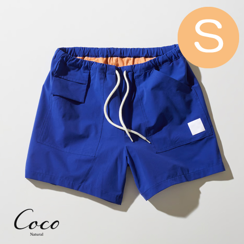 ととのうパンツ アクティブショート ブルー ACTIVE SHORT ムレない