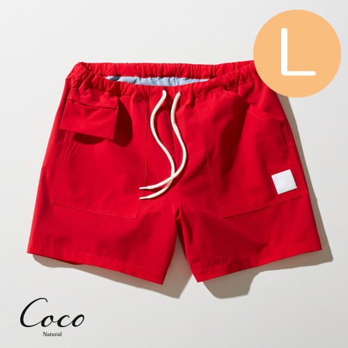 ととのうパンツ アクティブショート レッド ACTIVE SHORT ムレない