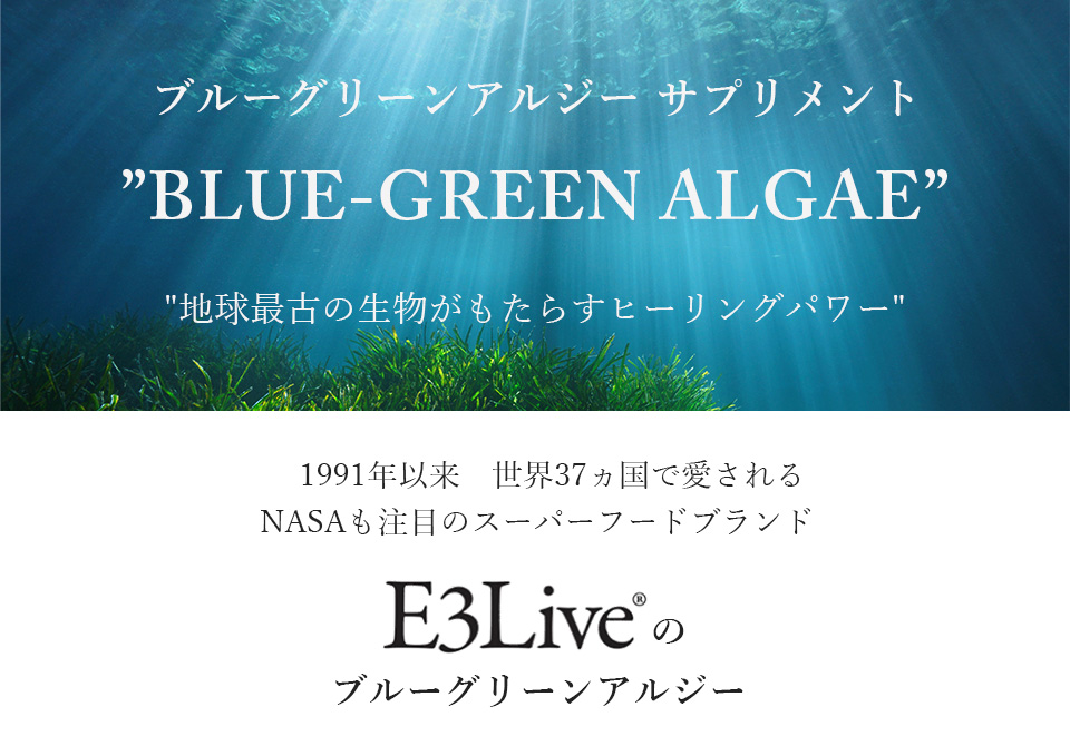 大容量】E3Live ブルーグリーンアルジー AFA 120カプセル × 2瓶の+