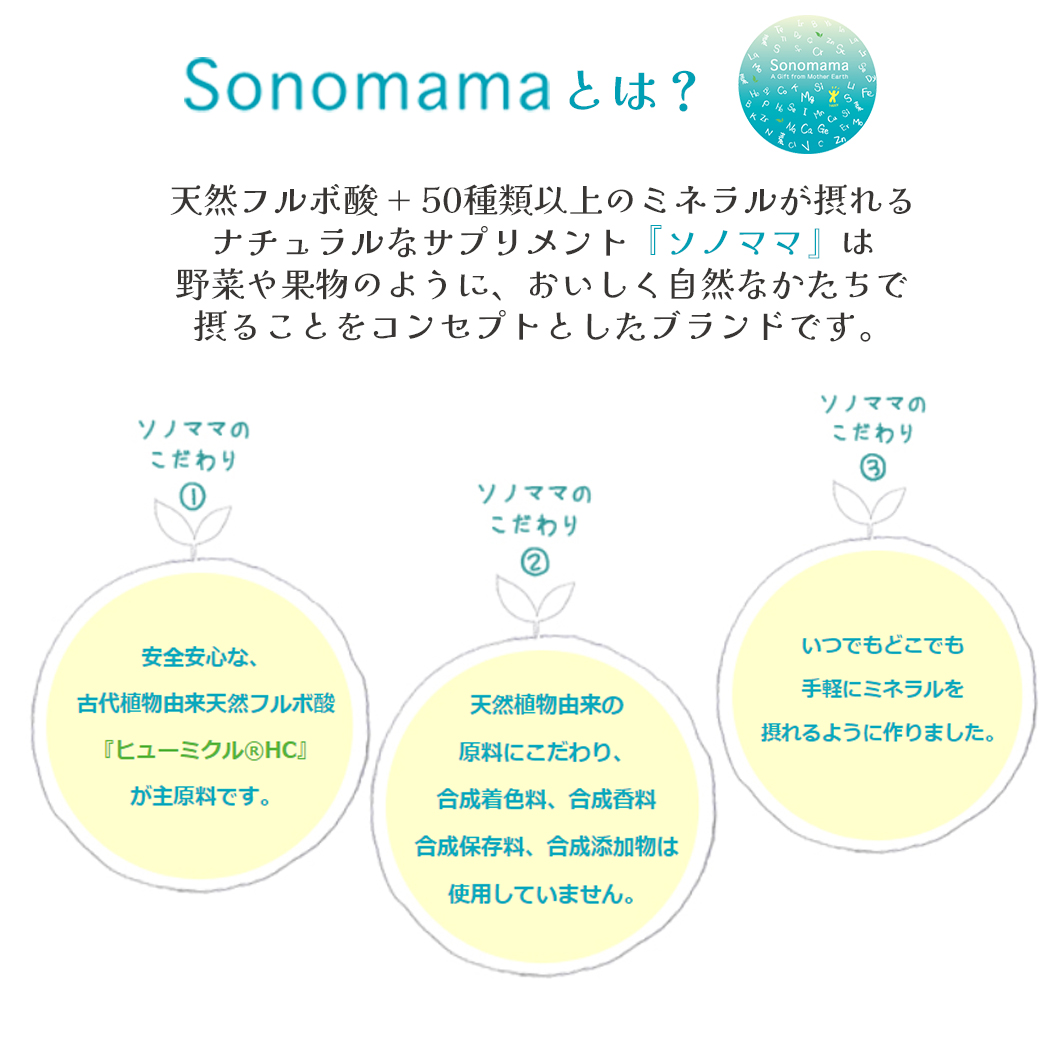 ソノママミネラル+kinとは？