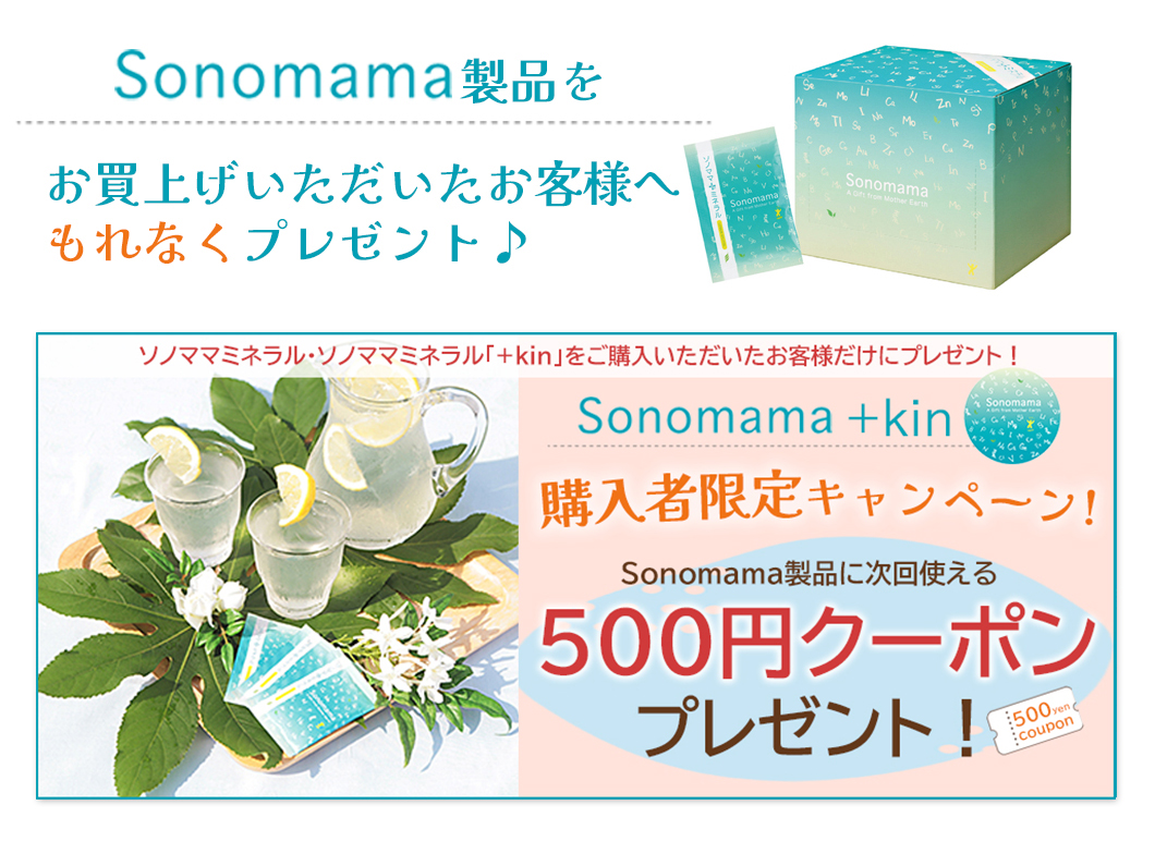 Sonomama ソノママ＋ミネラル 30包入 : 4580238570095 : coco natural