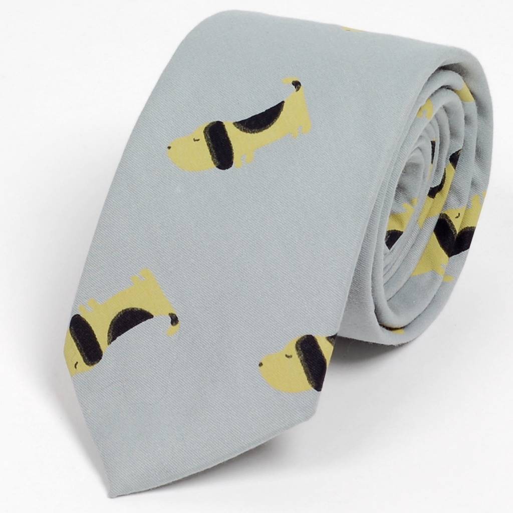 ネクタイ スリム ナロータイ かわいい 動物 プリント コットン メンズ レディース マットな質感 パステルカラー ひよこ、いぬ、ねこ、たぬき、子犬 イラスト |  | 06