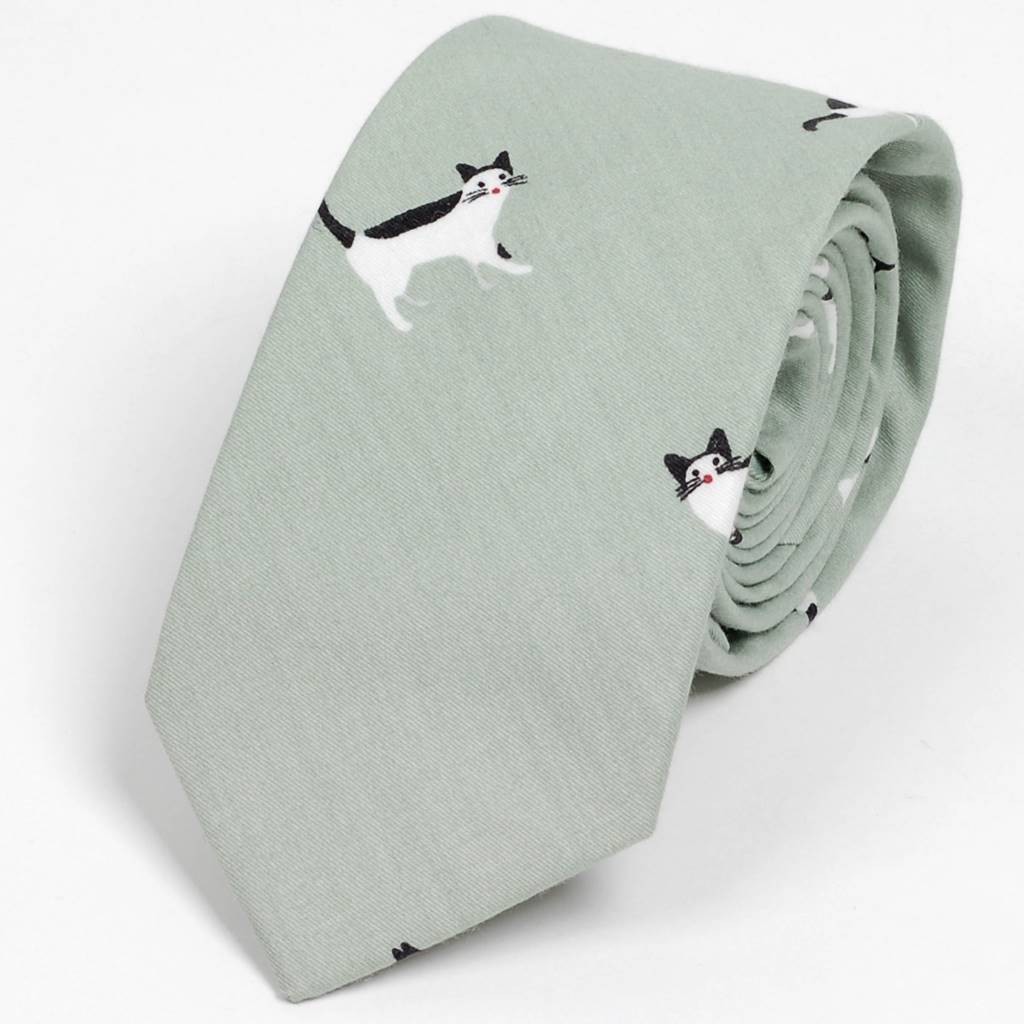 ネクタイ スリム ナロータイ かわいい 動物 プリント コットン メンズ レディース マットな質感 パステルカラー ひよこ、いぬ、ねこ、たぬき、子犬 イラスト |  | 07