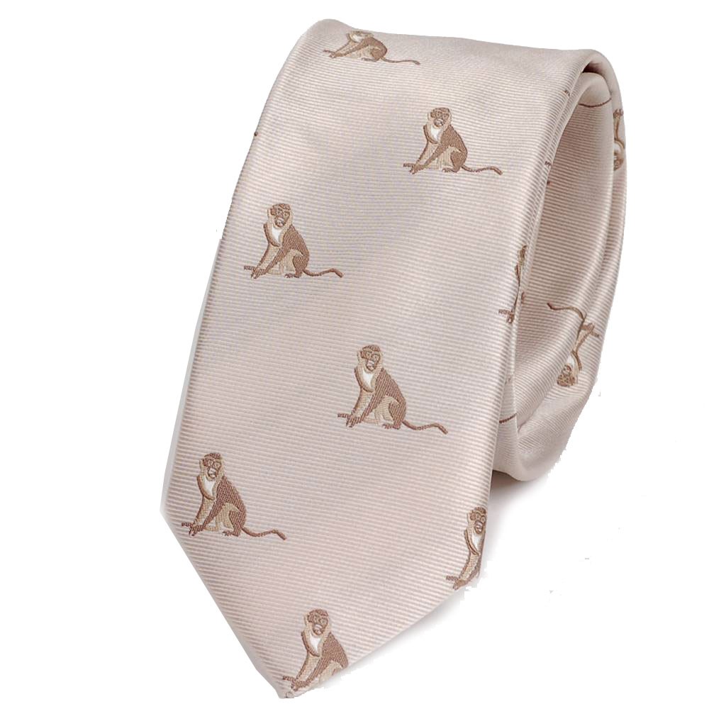 ネクタイ ナロータイ スリム 刺繍 パターン サイクル、おサル、犬 メンズ スキニー ビジネス タイ 大剣幅6cm |  | 01
