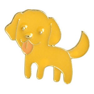 ピンバッジ ピンブローチ メンズ レディース アクセサリー ラペルピン 子犬 ドッグ イヌ イラスト バッジ 8種 |  | 02