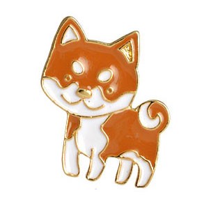 ピンバッジ ピンブローチ メンズ レディース アクセサリー ラペルピン 子犬 ドッグ イヌ イラスト バッジ 8種 |  | 03