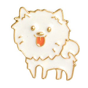 ピンバッジ ピンブローチ メンズ レディース アクセサリー ラペルピン 子犬 ドッグ イヌ イラスト バッジ 8種 |  | 06