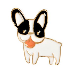 ピンバッジ ピンブローチ メンズ レディース アクセサリー ラペルピン 子犬 ドッグ イヌ イラスト バッジ 8種 |  | 07