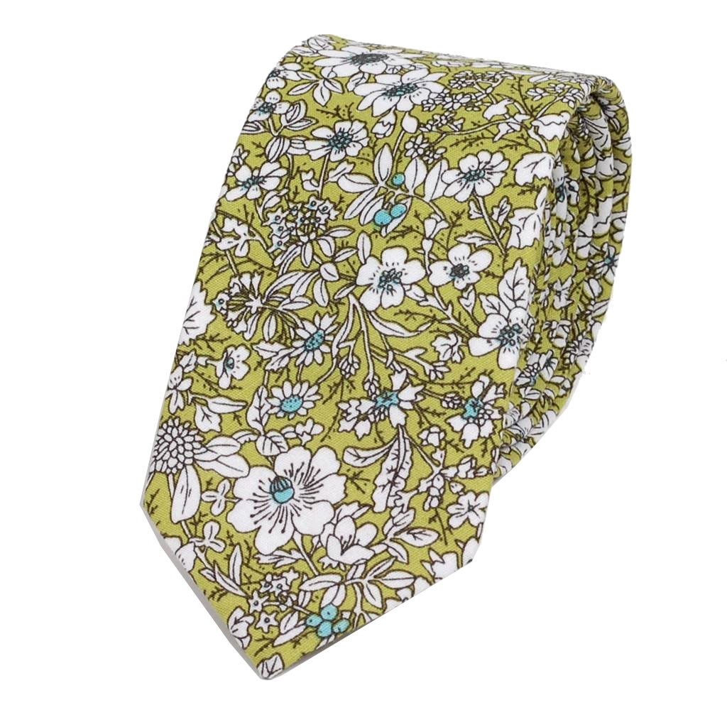 ナロータイ 花柄 ネクタイ スリム メンズ レディース スキニー フローラル コットンタイ 綿素材 マットな質感 15種 花見 バラ ローズ 大剣幅6cm |  | 03