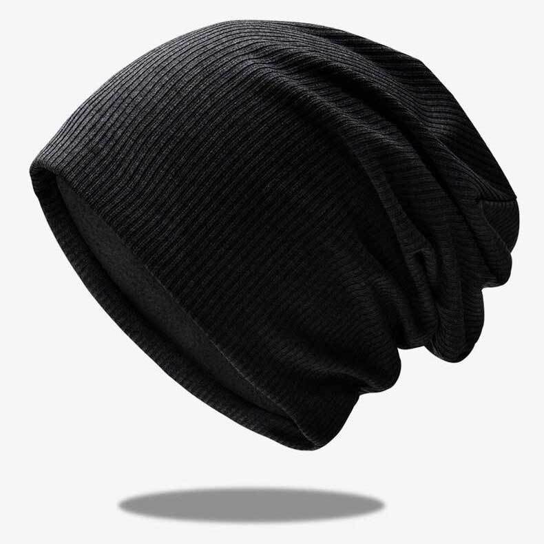 ニット帽 メンズ ニットキャップ 裏起毛 冬 ビーニー 男女兼用 伸縮性の良いコットン混紡 4色　テレコ生地 |  | 01