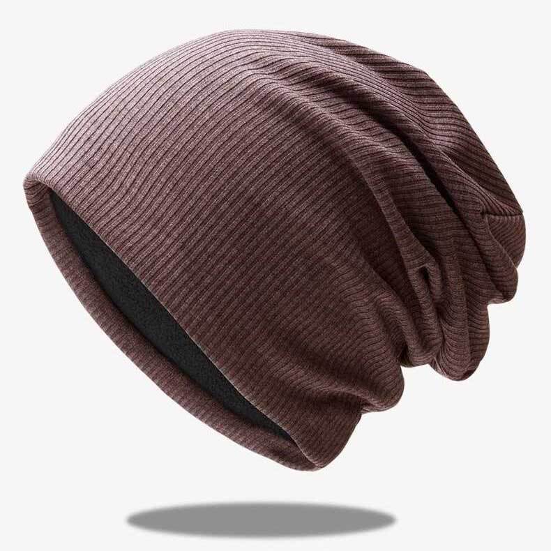 ニット帽 メンズ ニットキャップ 裏起毛 冬 ビーニー 男女兼用 伸縮性の良いコットン混紡 4色　テレコ生地 |  | 04