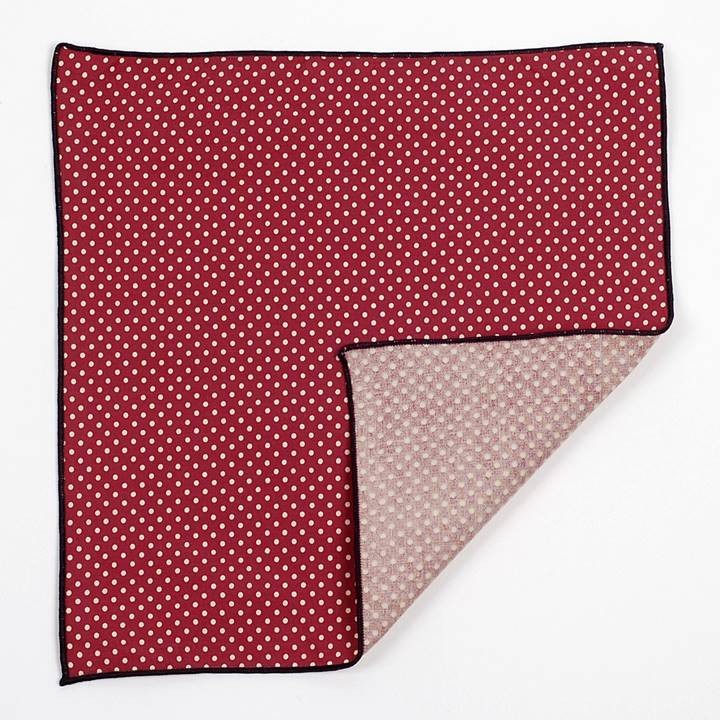 ポケットチーフ ハンカチ ドット 花柄 星柄 など7種類 一枚でジャケットの胸元が個性的に変わるチーフ飾り |  | 02