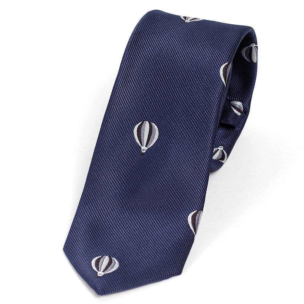 ネクタイ メンズ 気球 バルーン柄 パターン かわいい おしゃれ ビジネス カジュアル ナロータイ スリム デザイン 大剣幅 6cm 送料無料 4色 |  | 01