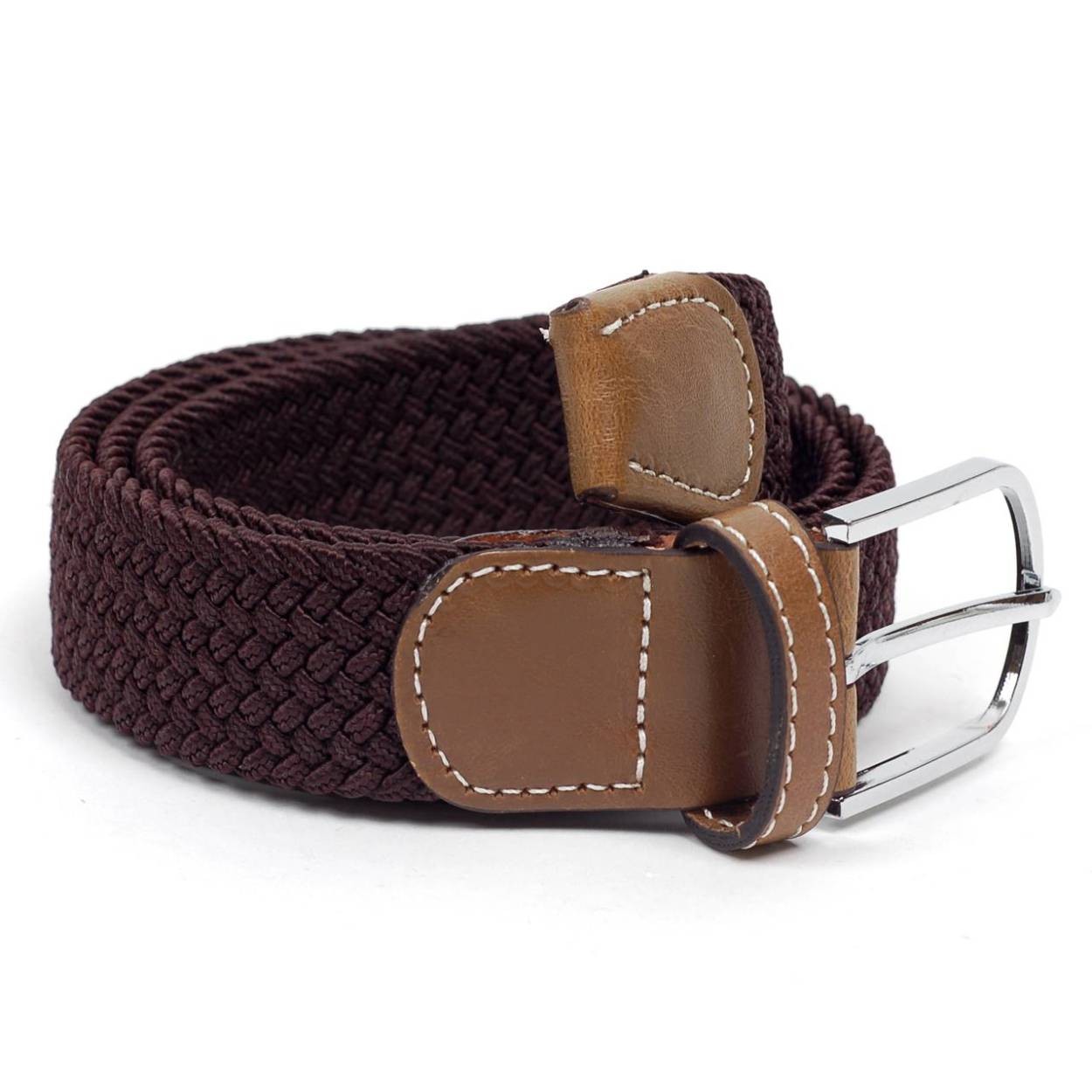 ベルト ストレッチ メッシュ 編み 穴なし 伸縮 無段階で調整自由 無地 ソリッドカラー カジュアル ゴルフ アウトドアに 男女兼用 ユニセックス |  | 02