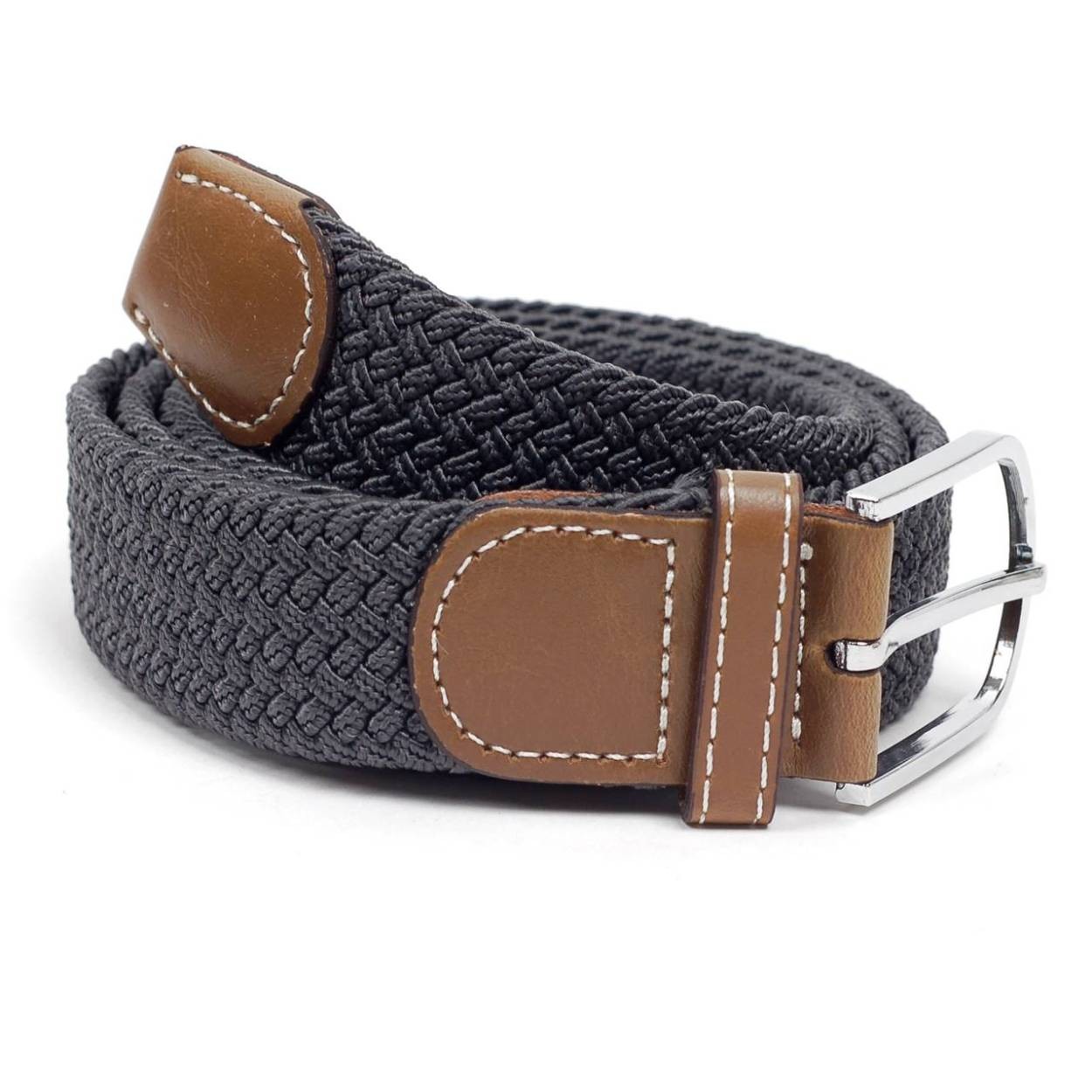 ベルト ストレッチ メッシュ 編み 穴なし 伸縮 無段階で調整自由 無地 ソリッドカラー カジュアル ゴルフ アウトドアに 男女兼用 ユニセックス |  | 05