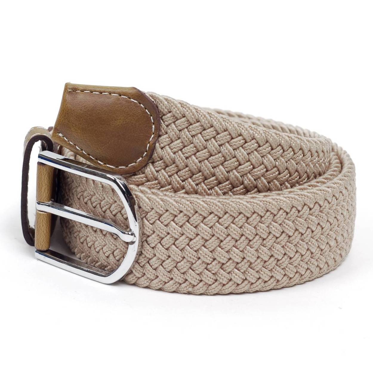 ベルト ストレッチ メッシュ 編み 穴なし 伸縮 無段階で調整自由 無地 ソリッドカラー カジュアル ゴルフ アウトドアに 男女兼用 ユニセックス |  | 10