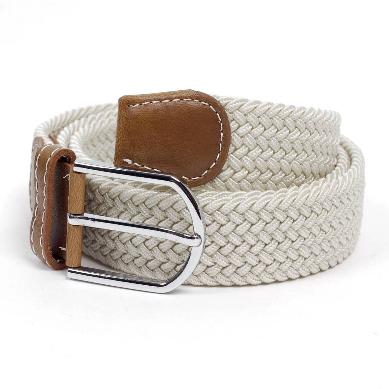 ベルト ストレッチ メッシュ 編み 穴なし 伸縮 無段階で調整自由 無地 ソリッドカラー カジュアル ゴルフ アウトドアに 男女兼用 ユニセックス |  | 11