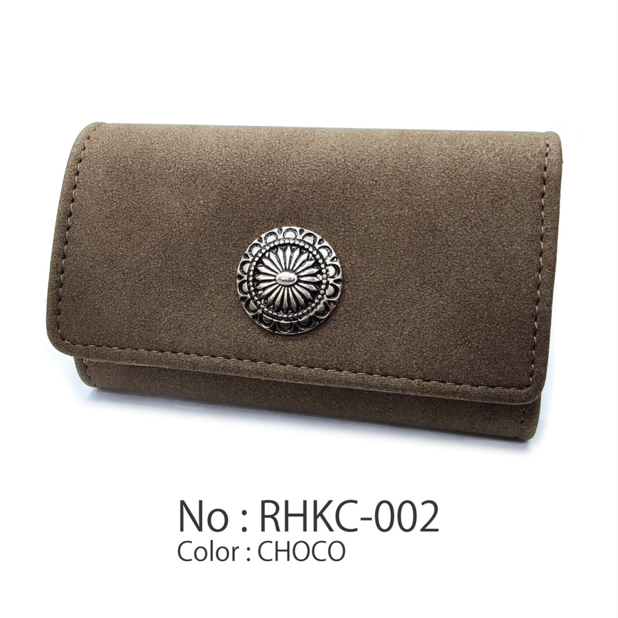 キーケース コイン入れ プチ財布 コンチョ エスニック飾り ボタン メンズ レディース 男女共用 おしゃれ 小サイズ 鍵入れ 小銭入れ 小物 雑貨 5色 |  | 02