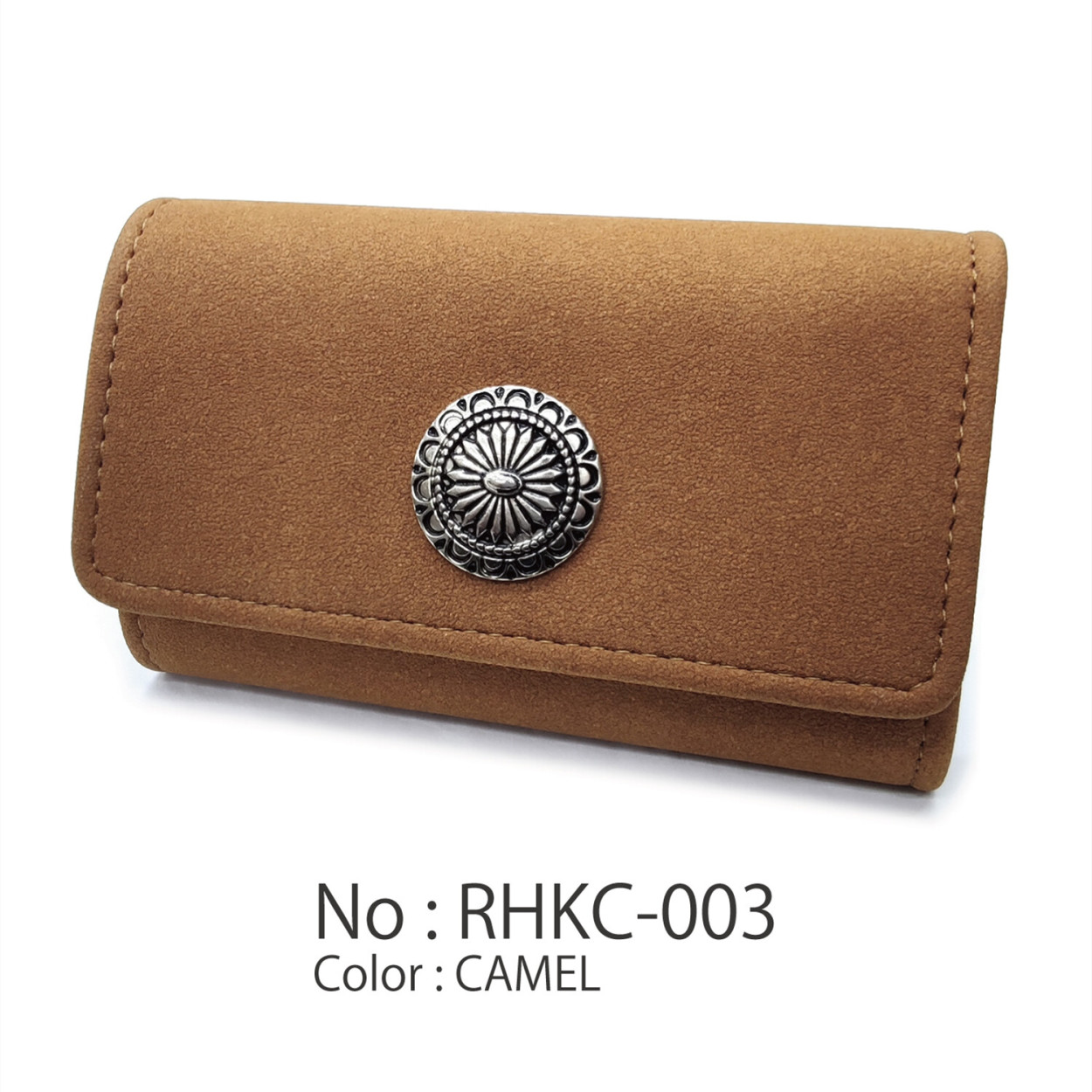 キーケース コイン入れ プチ財布 コンチョ エスニック飾り ボタン メンズ レディース 男女共用 おしゃれ 小サイズ 鍵入れ 小銭入れ 小物 雑貨 5色 |  | 03