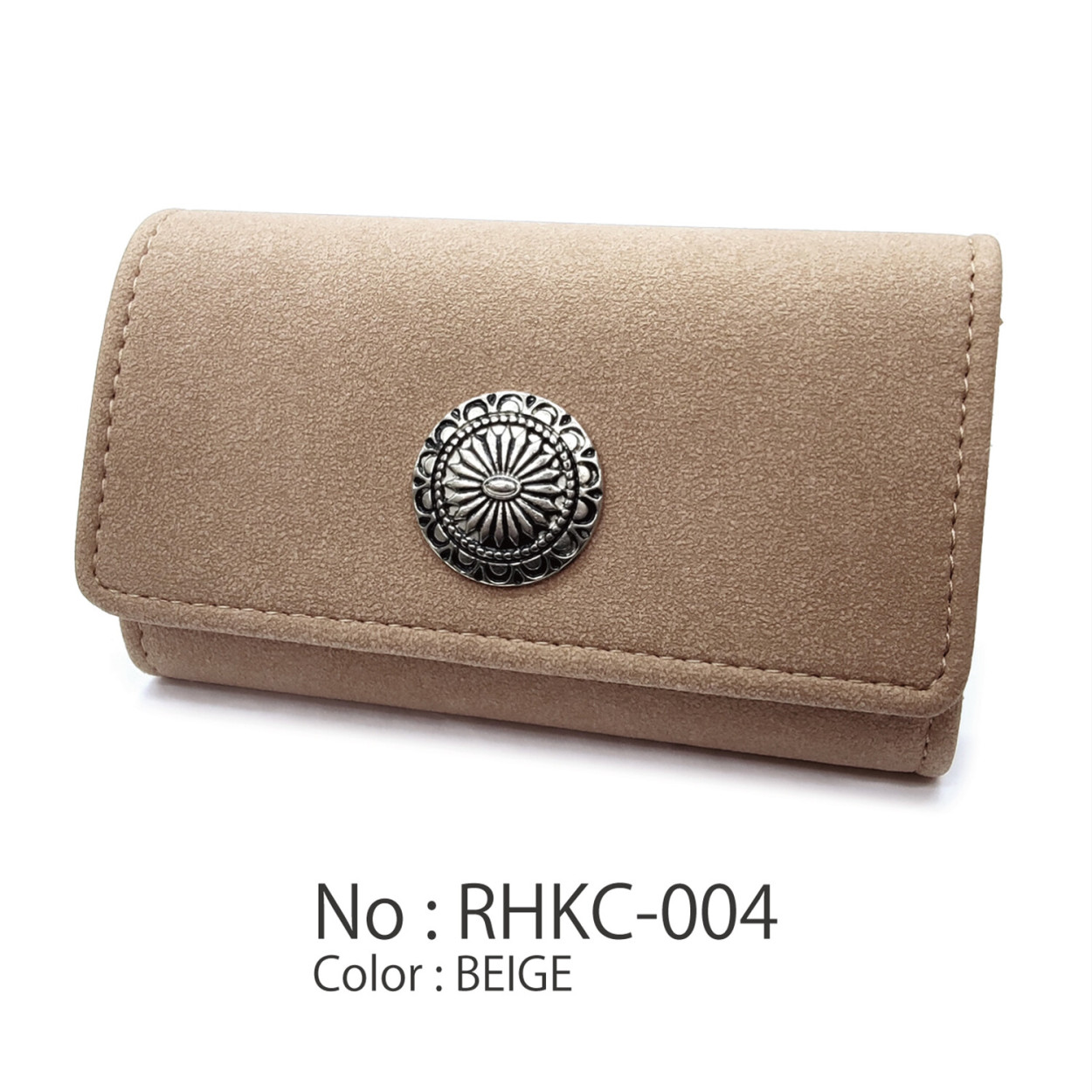 キーケース コイン入れ プチ財布 コンチョ エスニック飾り ボタン メンズ レディース 男女共用 おしゃれ 小サイズ 鍵入れ 小銭入れ 小物 雑貨 5色 |  | 04