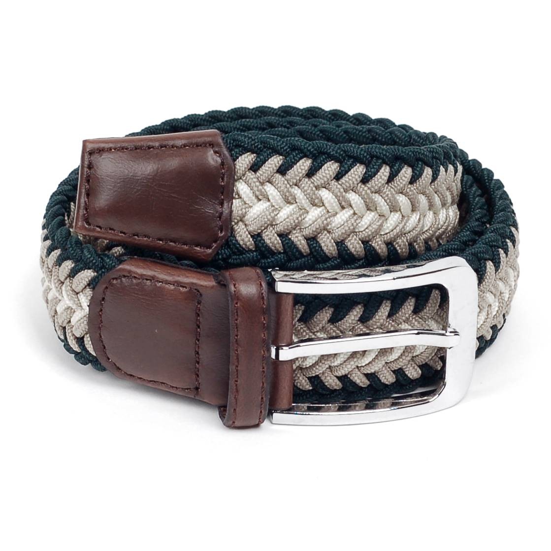 ベルト メンズ ストレッチ メッシュ フィッシュボーン 編み 穴なし 伸縮 無段階で調整自由 ゴルフ アウトドアに 男女兼用 ユニセックス |  | 02