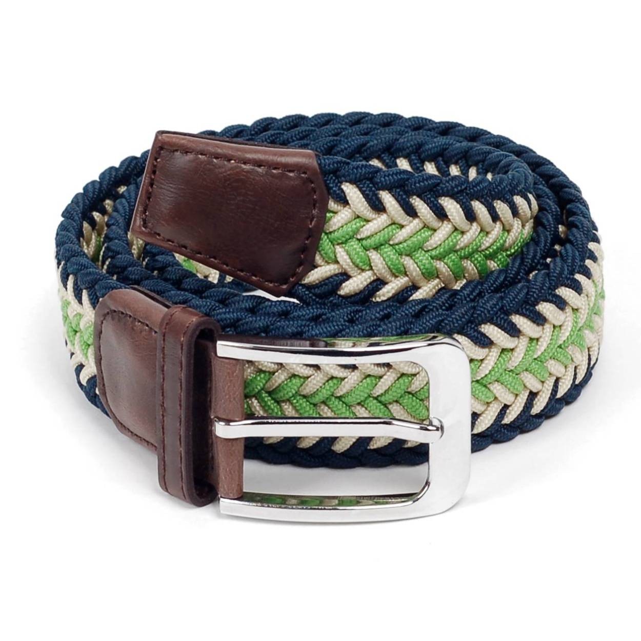 ベルト メンズ ストレッチ メッシュ フィッシュボーン 編み 穴なし 伸縮 無段階で調整自由 ゴルフ アウトドアに 男女兼用 ユニセックス |  | 04