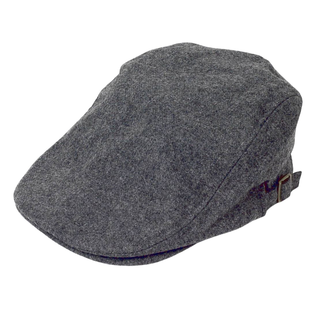 ウール混 メルトン ハンチング メンズ レディース 秋冬 帽子 防寒 チェック柄 裏地 サイズ調整 ベルト付き おしゃれ 散歩 通勤 ギフト プレゼント 送料無料 |  | 02