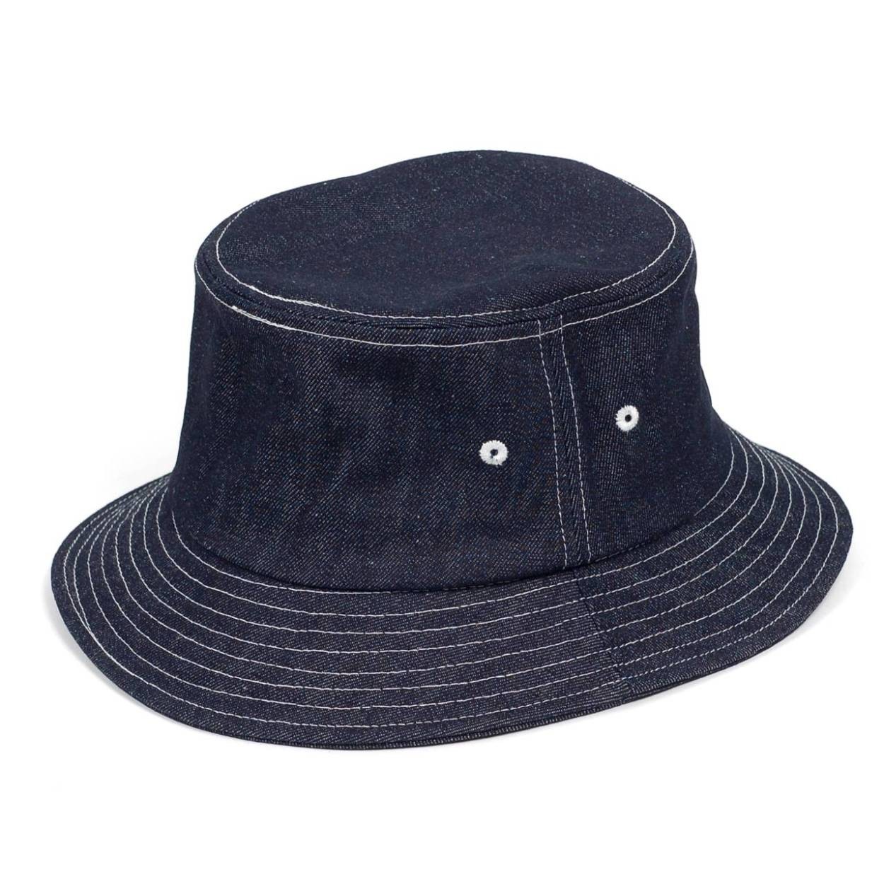 バケットハット 無地 シンプル メンズ レディース バケハ 男女兼用サイズ（58cm） サイズ調整可 UVカット HAT ブラック ベージュ デニム ヒッコリー 4色 |  | 03