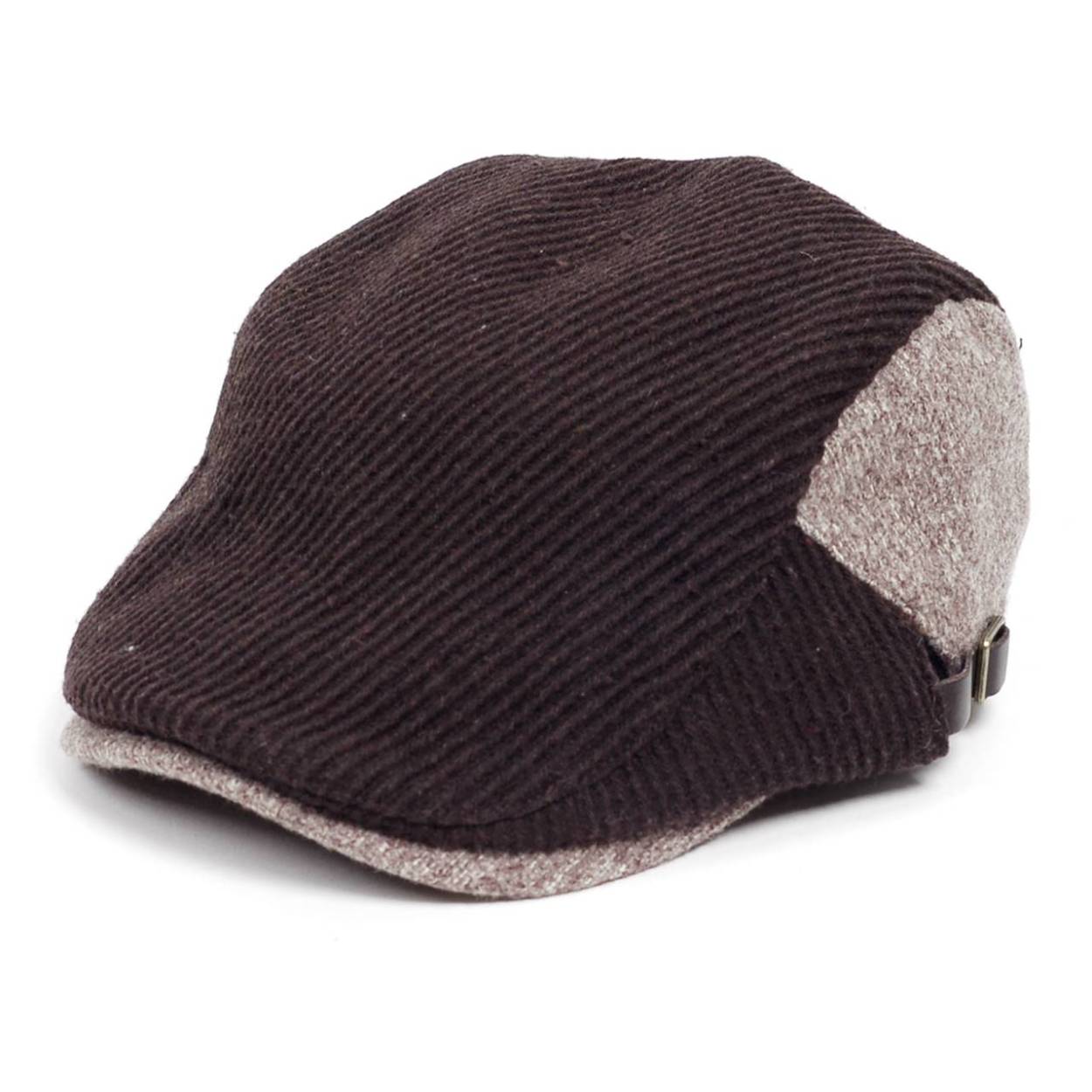 ハンチング コーデュロイ サイド ウール 切り替え メンズ レディース 帽子 キャスケット キャップ 秋冬定番 ３色 ブラック グレー ブラウン |  | 03