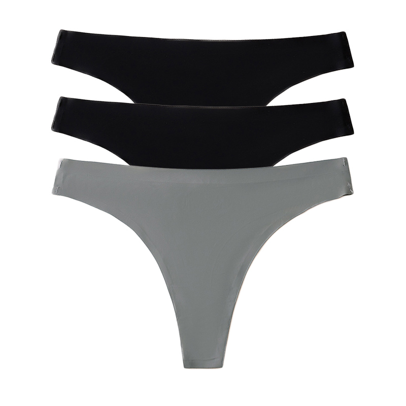 3枚セット ショーツ Tバック シームレス 下着 パンツ シンプル
