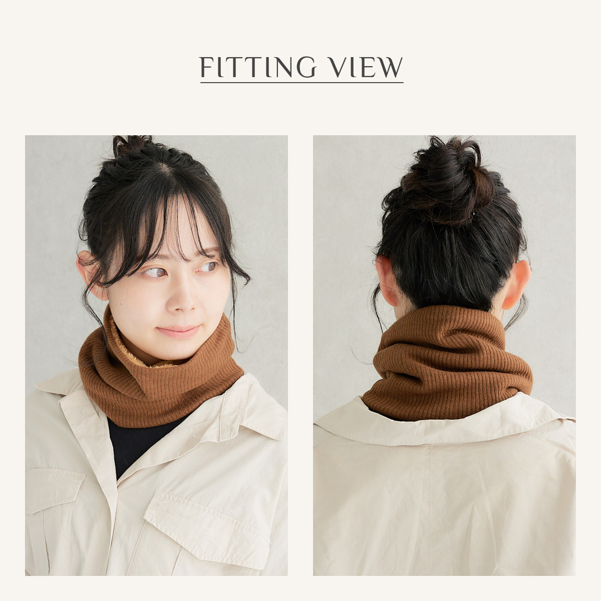 リブ編み ネックウォーマー : COCORiNU - 通販 - Yahoo!ショッピング