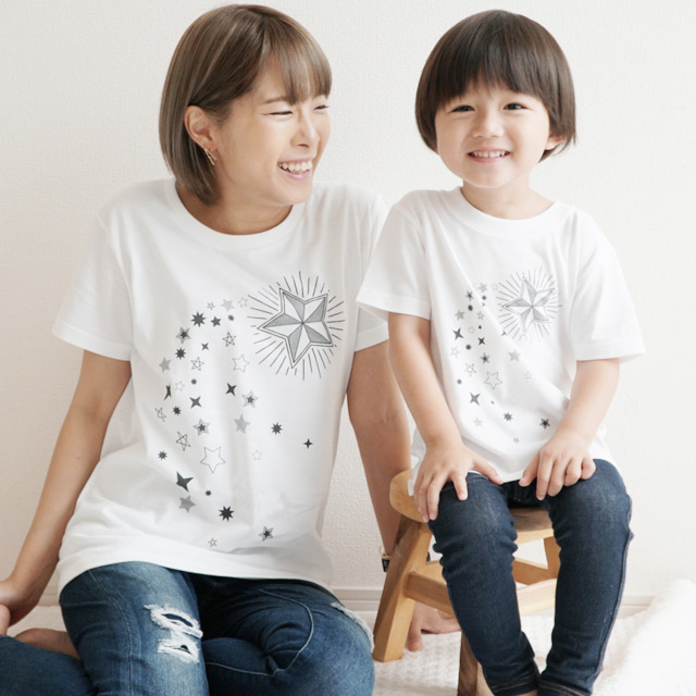 Tシャツ 親子ペアルック ブランド パジャマ 父の日 ギフト