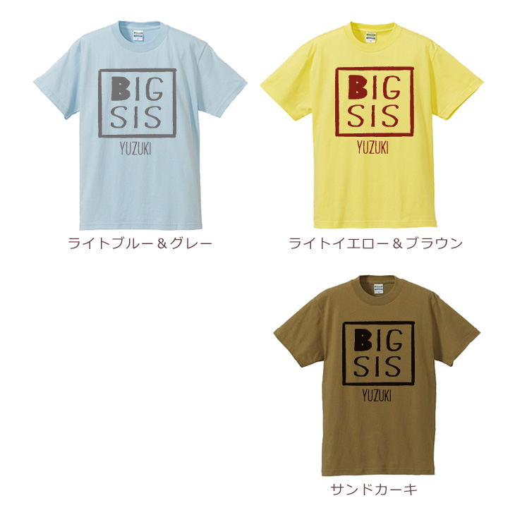 兄弟ペアルック 姉妹子ペア Tシャツ 半袖 兄弟お揃い 名入れ