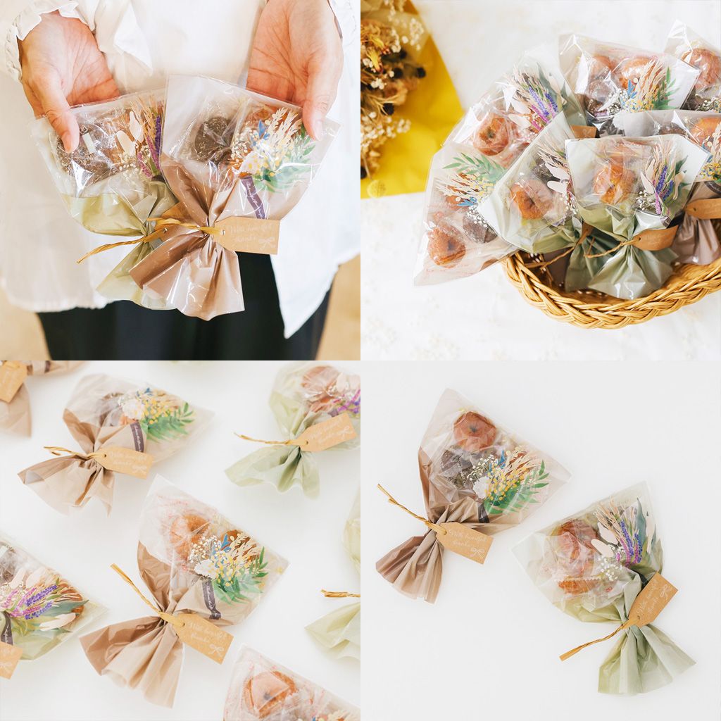 4カット　ミモザ・ラベンダー