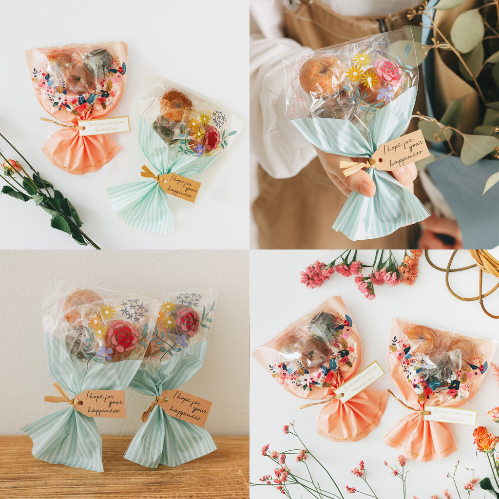 4カット　ブルーピンク