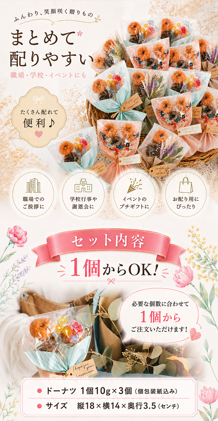まとめ買い、1個から