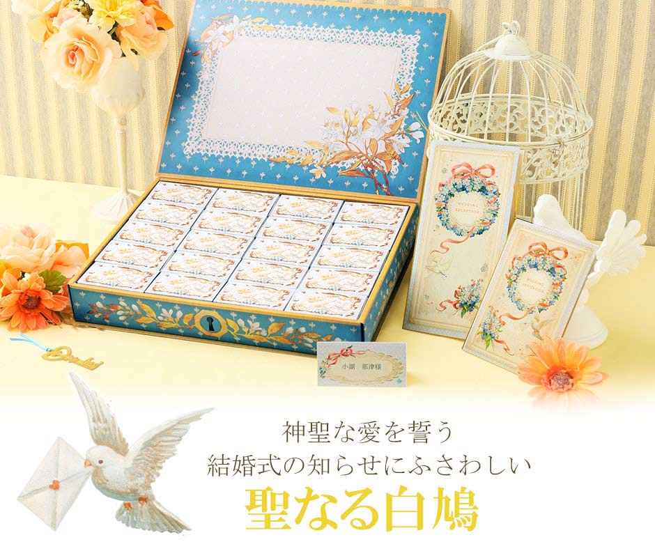 招待状 聖なる白鳩