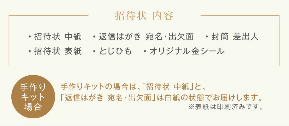 印刷込みと手作りキットがあります
