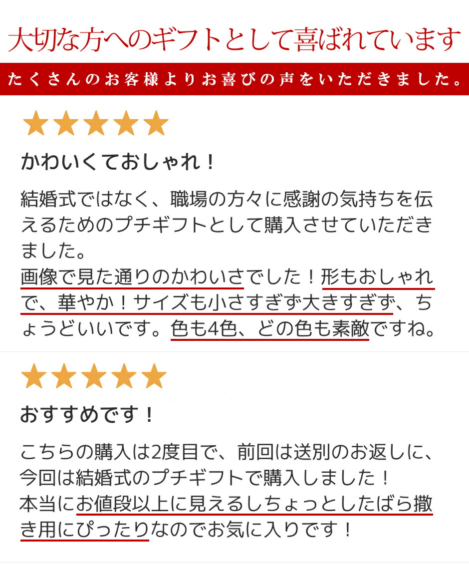 大切な方に喜ばれているプチギフト　クチコミ　レビュー